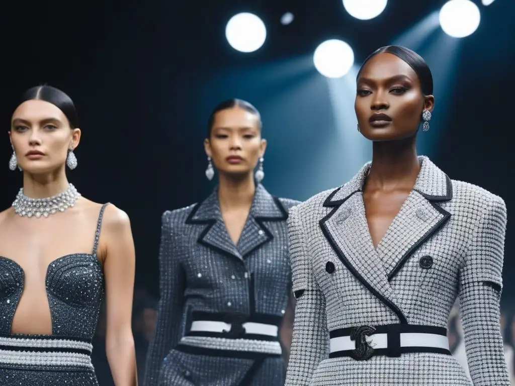 Desfile de moda inclusivo de Chanel: diversidad y elegancia en la pasarela Un desfile de moda inclusiva para todos cuerpos, con modelos seguros y diversos luciendo la última colección de Chanel