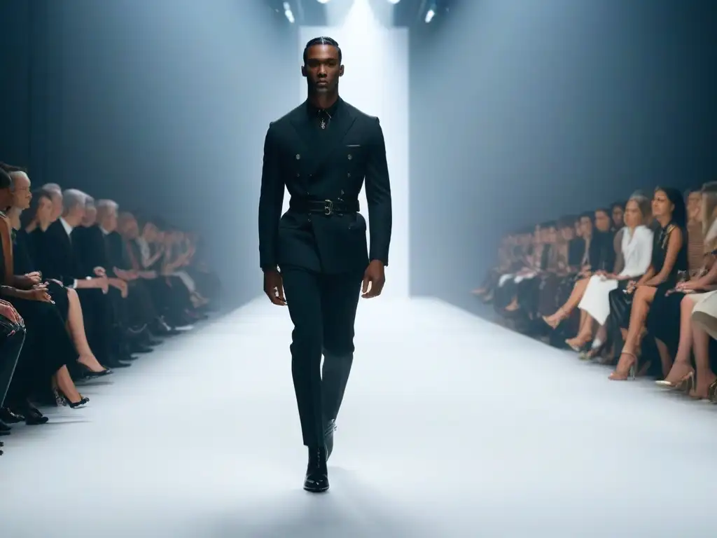 Diversidad y empoderamiento: desfile inclusivo de Bottega Veneta Desfile de moda inclusiva para todos cuerpos con modelos diversos caminando con confianza en pasarela de Bottega Veneta