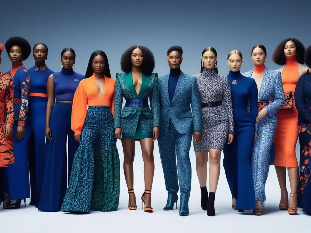 Desfile inclusivo de moda Kenzo: diversidad de cuerpos Desfile de moda inclusiva para todos los cuerpos con modelos de diferentes tallas y estilos, luciendo prendas únicas de Kenzo