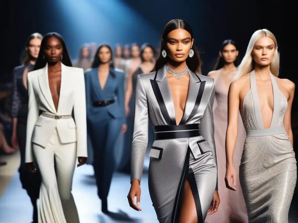 Desfile Roberto Cavalli: Diversidad y glamour en la pasarela Desfile de moda inclusiva para todos los cuerpos en la pasarela con diseños de Roberto Cavalli