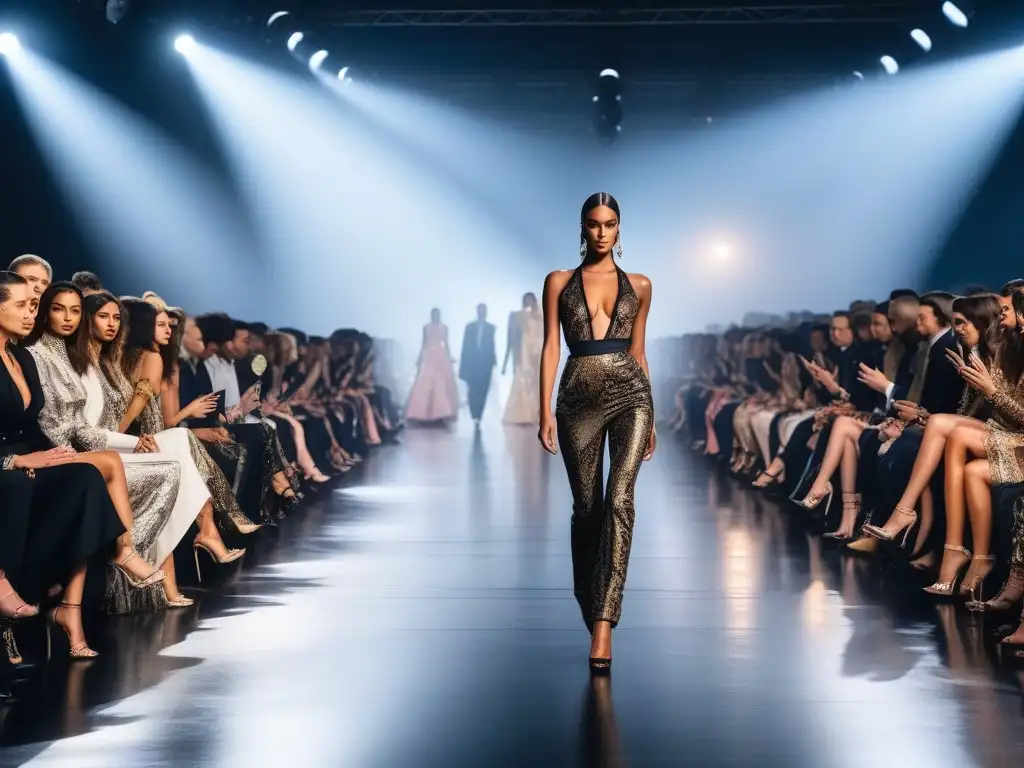 Desfile de moda inclusivo con diseños de Roberto Cavalli Desfile de moda inclusiva para todos los cuerpos con diseños lujosos de Roberto Cavalli