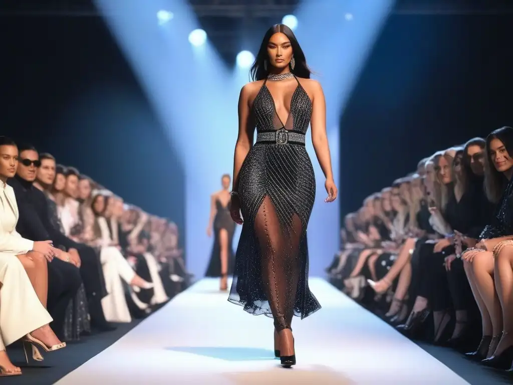 Desfile de moda inclusiva con diseños de Roberto Cavalli Desfile de moda inclusiva para todos los cuerpos con estilo y confianza en pasarela brillante