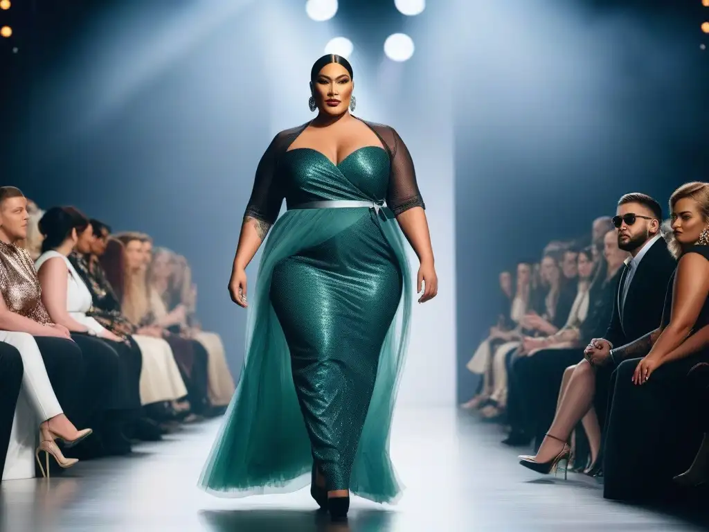 Desfile inclusivo: diversidad en la pasarela Desfile de moda inclusiva para todos los cuerpos: diversidad, empoderamiento y confianza en la pasarela moderna