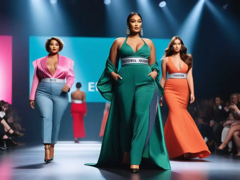 Desfile de moda inclusivo: Celebrando la diversidad con estilo Desfile de moda inclusiva para todos los cuerpos: modelos diversos exhiben confianza y empoderamiento en la pasarela