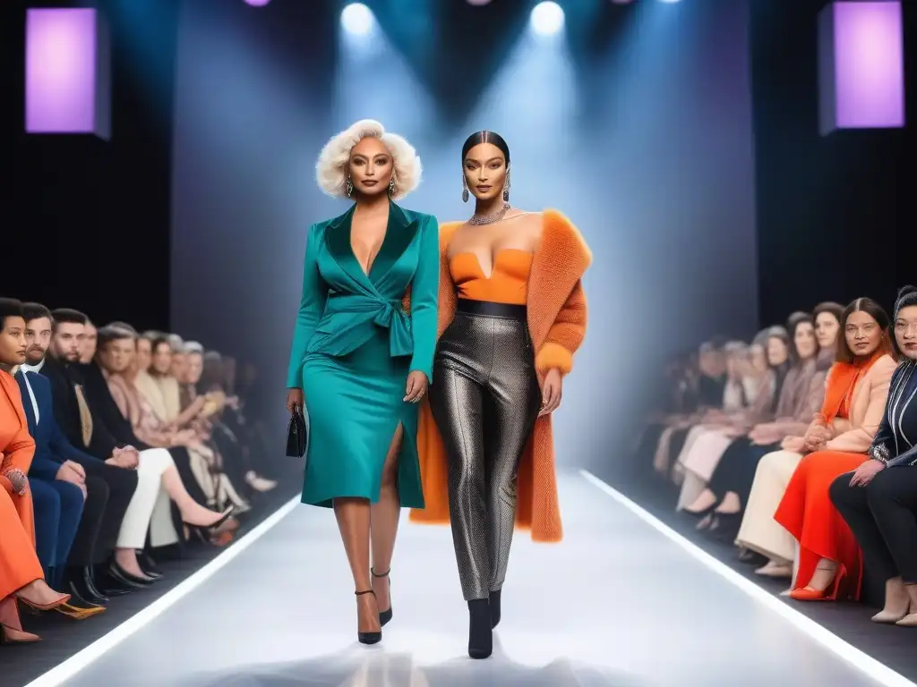 Desfile inclusivo: diversidad en la moda Desfile de moda inclusiva para todos los cuerpos, celebrando la diversidad con estilo y empoderamiento