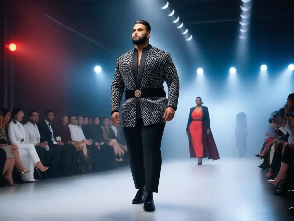 Desfile de moda inclusiva: Celebrando la diversidad con estilo y confianza Desfile de moda inclusiva para todos cuerpos, celebrando diversidad y empoderamiento en la pasarela