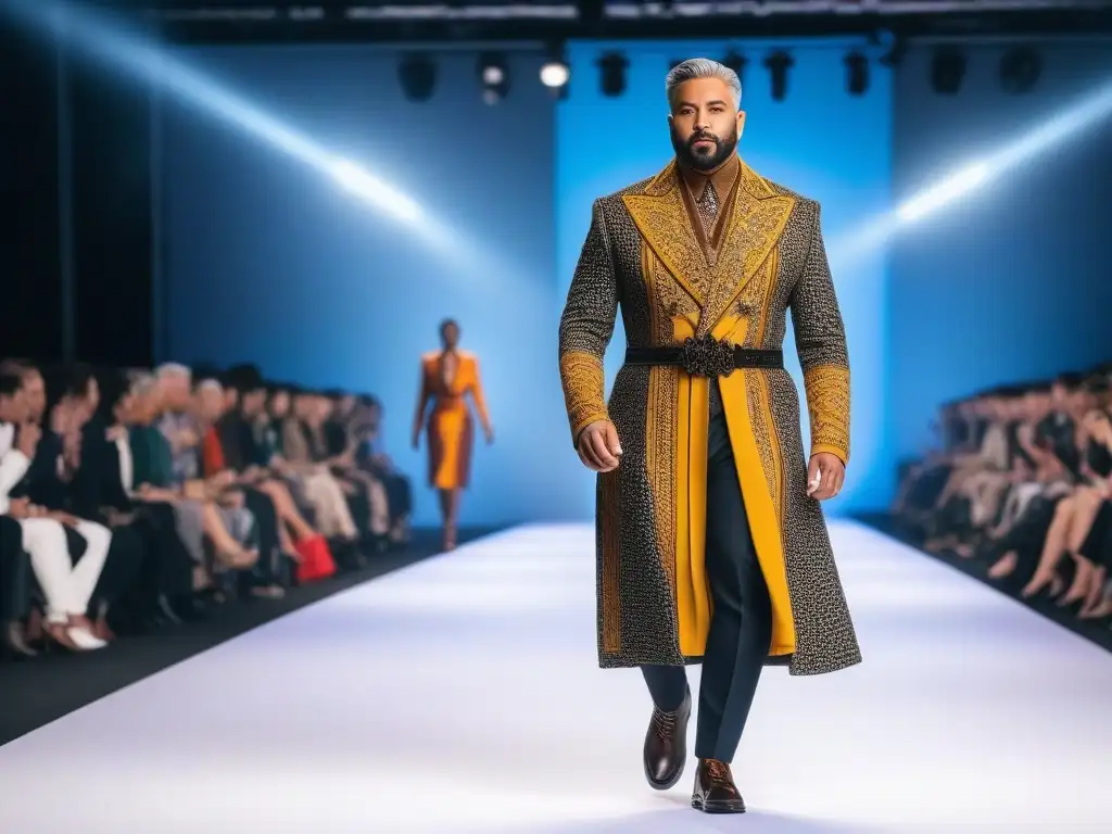 Desfile de moda inclusiva: diversidad y empoderamiento Desfile de moda inclusiva con cuerpos diversos exudando autoestima y estilo