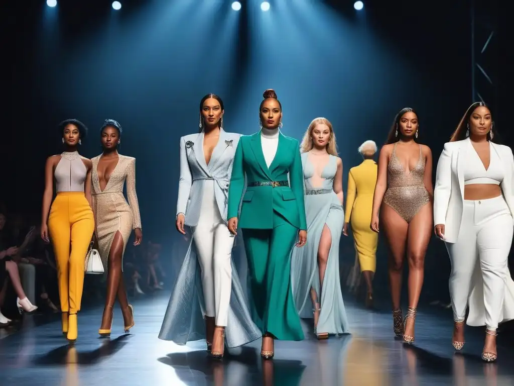 Desfile de moda inclusivo: diversidad y empoderamiento Un desfile de moda inclusiva para todos los cuerpos: diversidad y empoderamiento en la pasarela