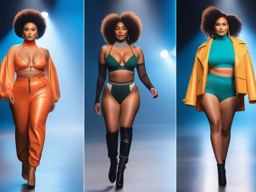 Diversidad y empoderamiento: Desfile de moda inclusiva 2023 Un desfile de moda inclusiva para todos los cuerpos, donde modelos diversos lucen con confianza y empoderamiento