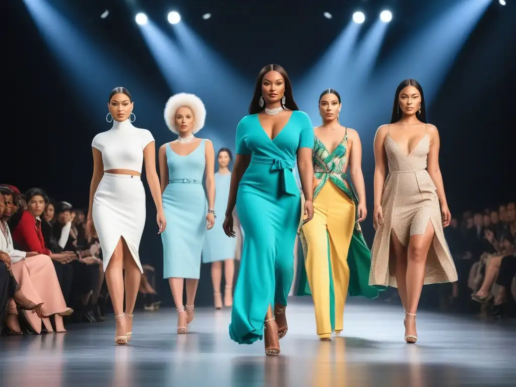 Desfile de moda adaptativa: diversidad y empoderamiento Desfile de moda inclusiva para todos cuerpos, diversidad y empoderamiento en la pasarela