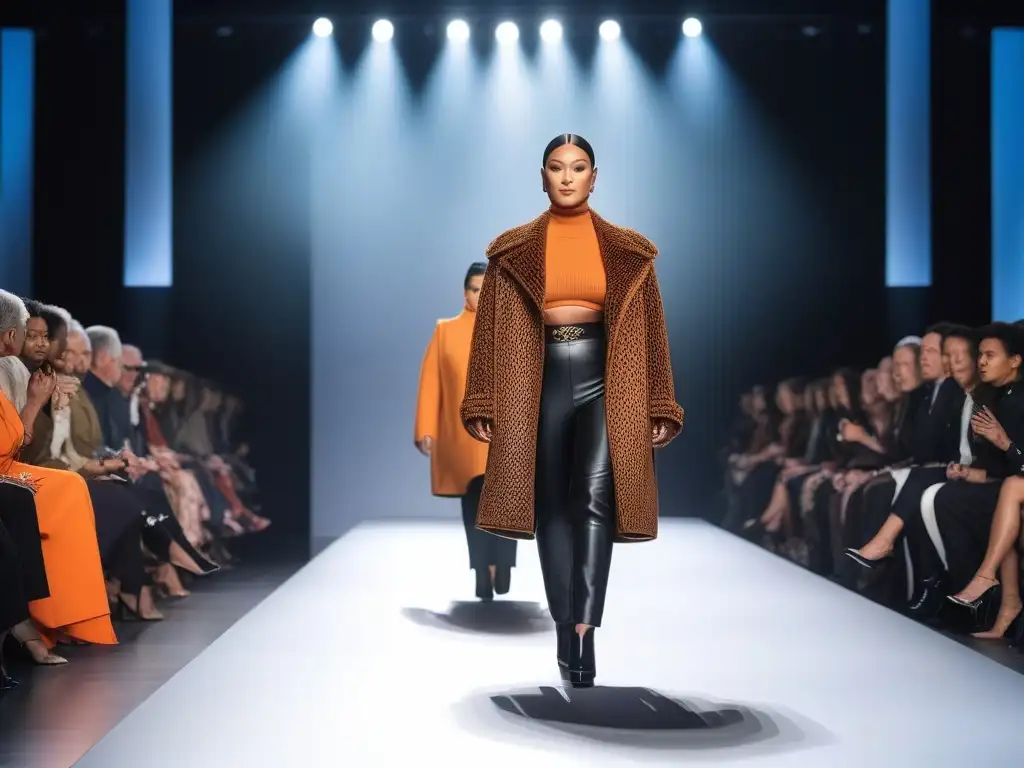 Desfile de moda inclusivo: belleza y diversidad en la pasarela Desfile de moda inclusiva para diferentes cuerpos con diversidad y empoderamiento en la pasarela