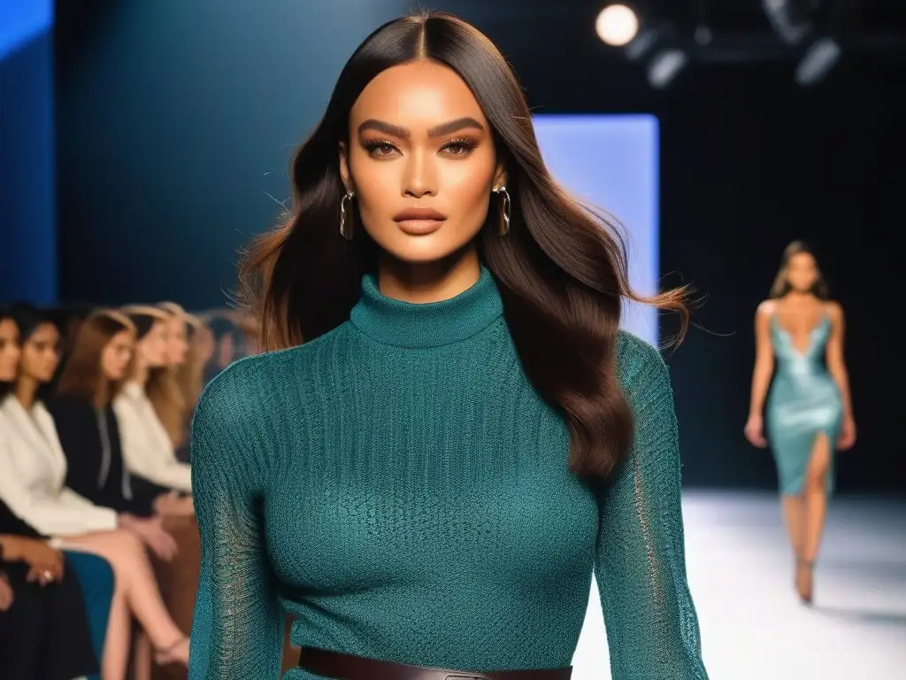 Desfile de moda inclusivo y poderoso Desfile de moda inclusiva para todos cuerpos con diversidad de modelos y estilos, creando un ambiente poderoso y acogedor