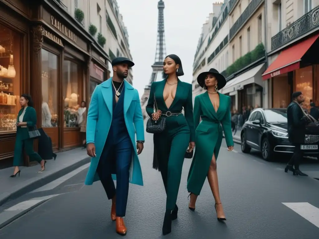 Desfile de moda inclusiva en París: diversidad y estilo Un desfile de moda inclusiva para todos cuerpos en París, con diversidad y estilo