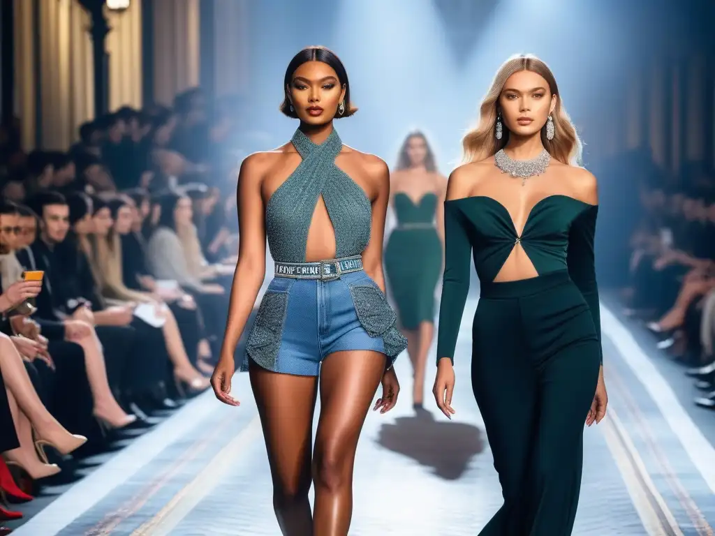 Desfile inclusivo en París: Celebrando la diversidad con estilo Desfile de moda inclusiva para todos cuerpos en París con la Torre Eiffel de fondo