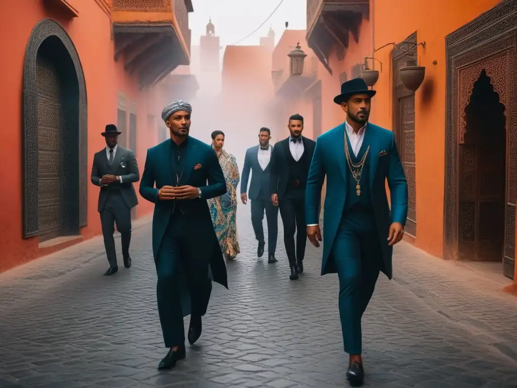 Desfile de moda diverso en Marrakech: 8k ultradetallado Desfile de moda inclusiva con cuerpos diversos en Marrakech