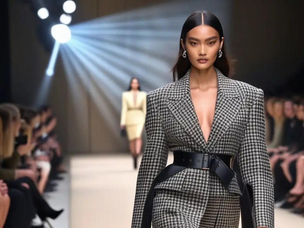 Desfile de moda inclusivo de Burberry: diversidad y estilo Desfile de moda inclusiva de Burberry desafío estudio: modelos diversos caminando con estilo por la pasarela