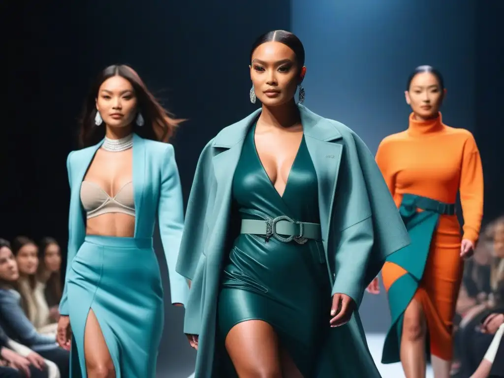 Desfile inclusivo de moda en Toronto: modelos diversos y empoderados Desfile de moda inclusiva en Toronto Canadá: modelos diversos exhiben diseños innovadores con confianza y empoderamiento