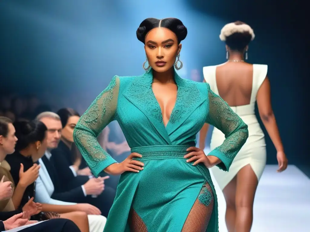 Desfile de moda inclusivo y diverso: moda y empoderamiento Desfile de moda inclusiva y diversa con modelos de todos los tipos y culturas, luciendo prendas estilosas