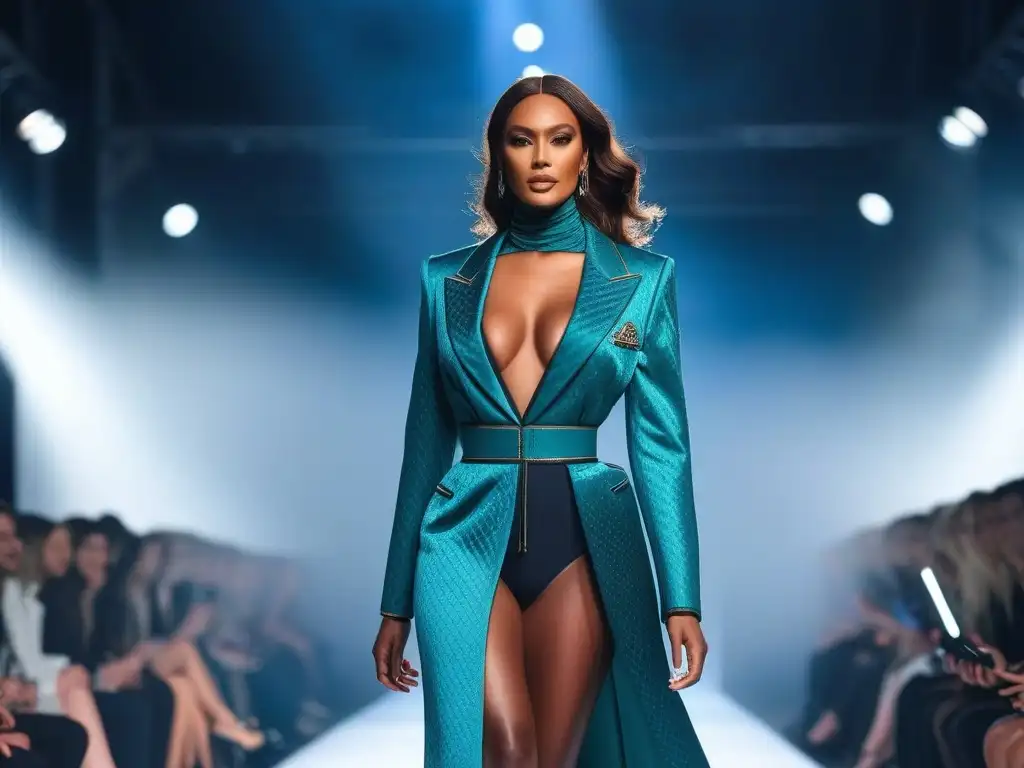 Desfile de moda para personas altas: diversidad y estilo en la pasarela Desfile de moda tall inclusiva y diversa con modelos seguros y modernos, rompiendo estereotipos