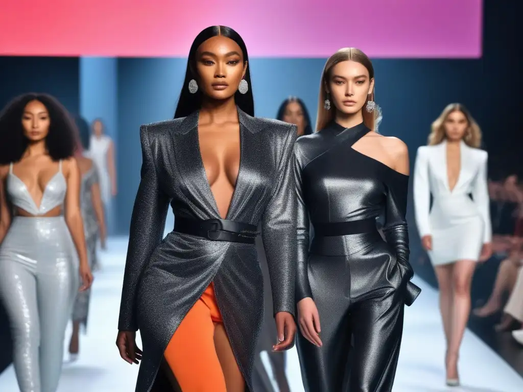 Desfile de moda inclusivo: diversidad y empoderamiento Un desfile de moda inclusiva celebra la diversidad corporal y cultural con modelos diversos y empoderados en la pasarela