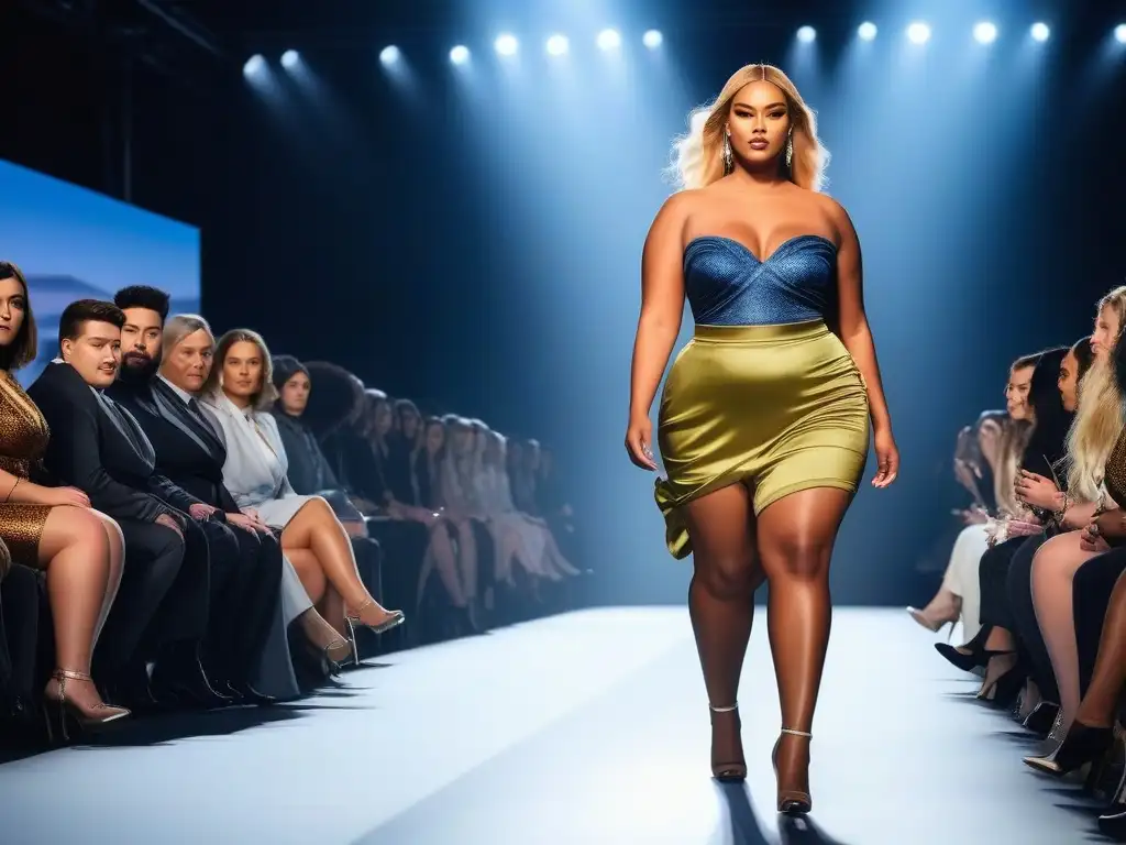 Desfile inclusivo: moda para todos los cuerpos Desfile de moda inclusiva celebrando la diversidad de cuerpos en la sociedad