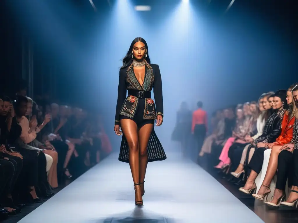 Desfile de moda diverso y empoderado: modelos únicos brillan en la pasarela Desfile de moda inclusiva celebra diversidad de cuerpos e identidades