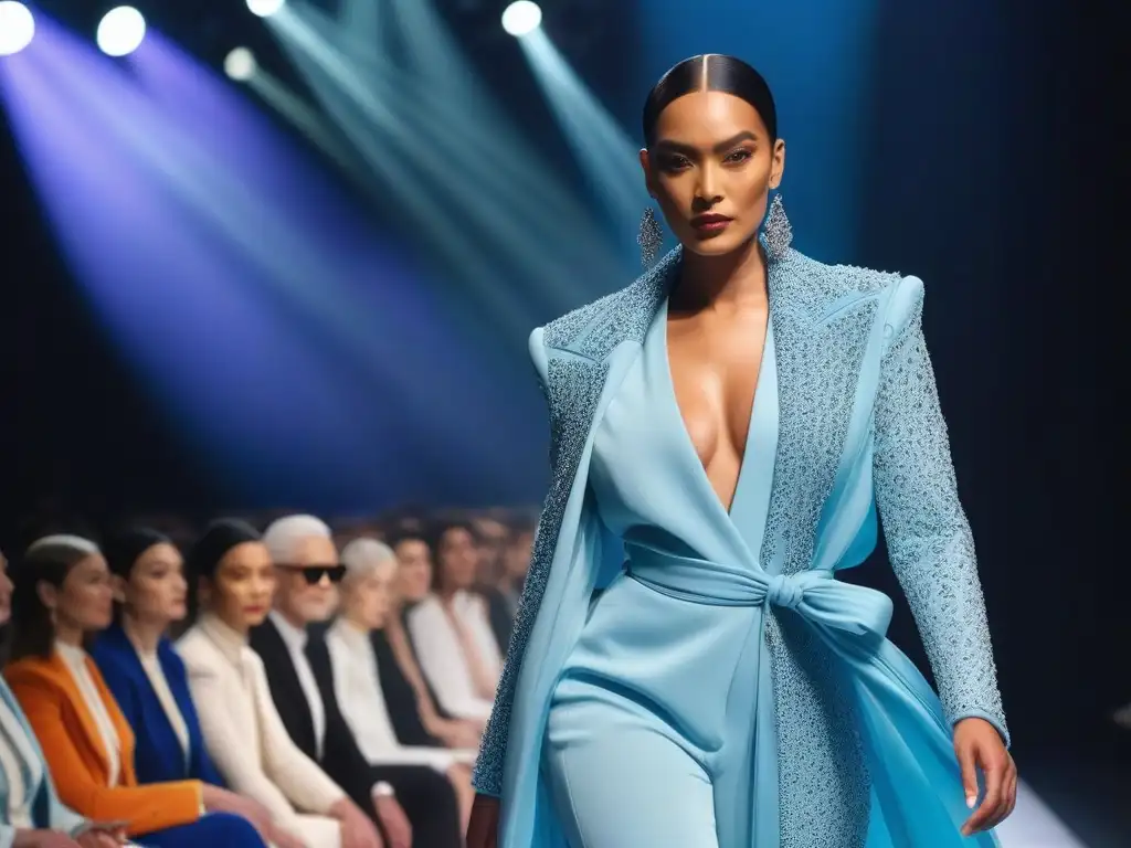 Desfile de moda inclusivo: diversidad y empoderamiento en la pasarela Desfile de moda inclusiva cambiando estereotipos con modelos diversos desfilando con confianza y empoderamiento