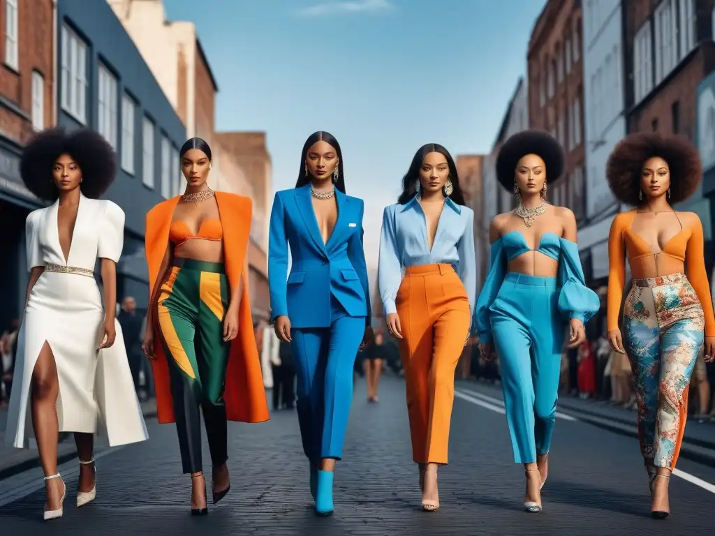 Desfile inclusivo en Johannesburgo: moda diversa y empoderamiento Desfile de moda inclusiva en Johannesburgo: modelos diversos lucen diseños inclusivos y modernos en la pasarela, empoderándose en la ciudad