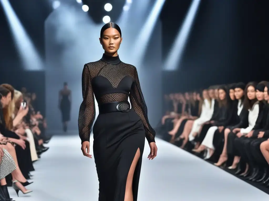 Desfile de moda inclusivo con diversidad étnica y de cuerpos Desfile de moda inclusiva de Alexander Wang con modelos diversos y empoderados