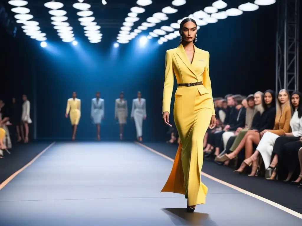 Desfile de moda: modelos altos y petites deslumbran con estilo único Desfile de moda inclusiva con modelos altas y pequeñas luciendo outfits elegantes y chic