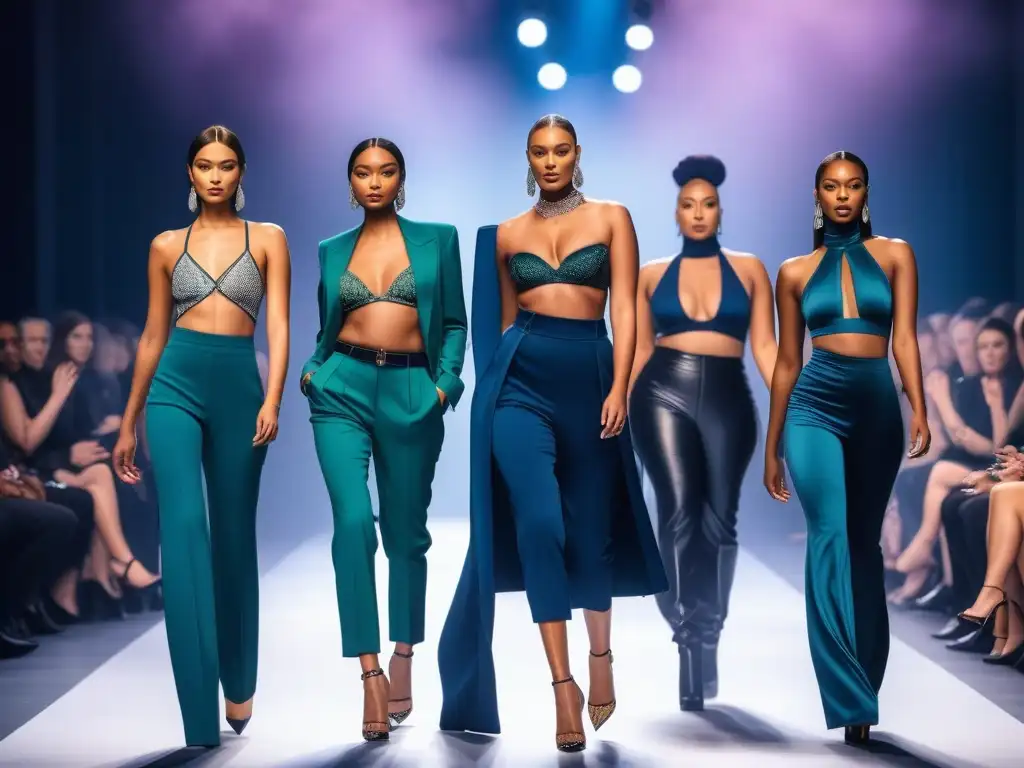 Desfile de moda inclusivo y empoderado: diversidad y estilo Desfile de moda inclusiva con modelos diversos, empoderados y seguros de sí mismos