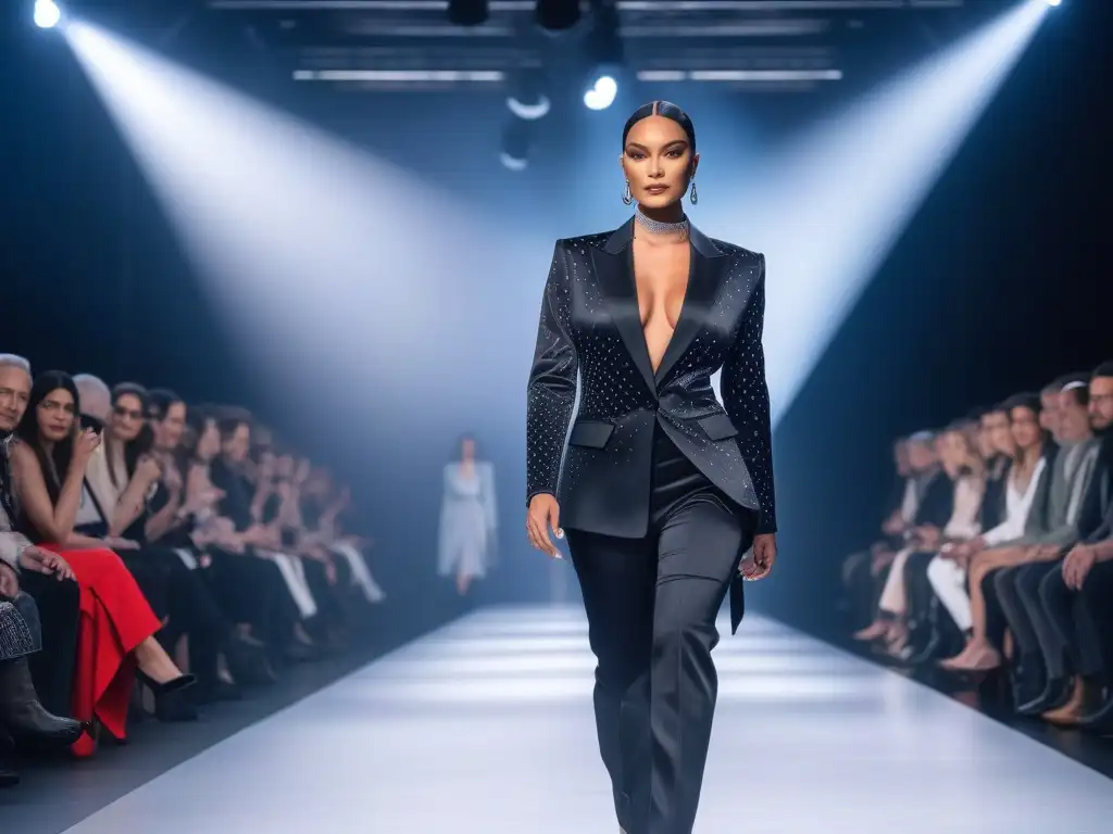 Desfile inclusivo: moda adaptativa redefine estándares Desfile de moda inclusiva con modelos de todas las edades, géneros y habilidades luciendo prendas adaptativas únicas