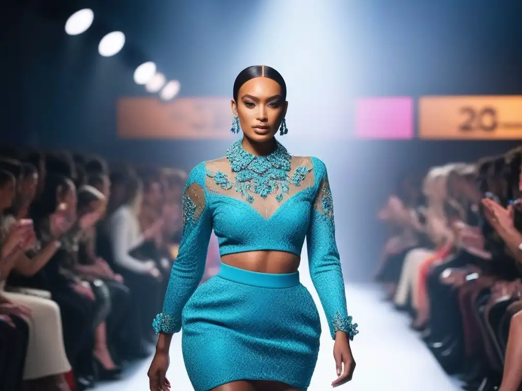 Diversidad y empoderamiento en la pasarela: moda inclusiva Desfile de moda inclusiva con modelos de diferentes géneros, cuerpos y culturas