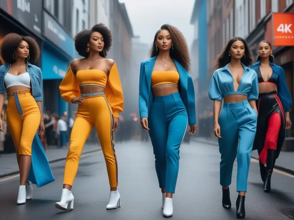 Desfile de moda inclusiva para petites en la ciudad Un desfile de moda inclusiva para personas petite en la ciudad