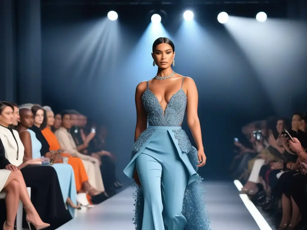 Desfile de moda inclusiva: empoderamiento y diversidad en la pasarela Desfile de moda inclusiva con ropa adaptativa para todos cuerpos, empoderando la diversidad en la pasarela