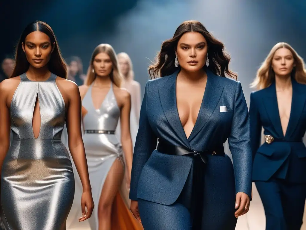 Desfile de moda Chloé: Mujeres diversas y empoderadas en la pasarela Un desfile de moda inclusiva para todas las tallas con mujeres seguras y elegantes