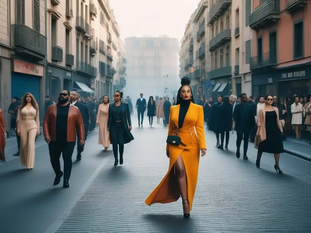 Desfile de moda inclusiva en Barcelona: modelos de todas las tallas y alturas lucen tendencias urbanas en las calles de la ciudad condal