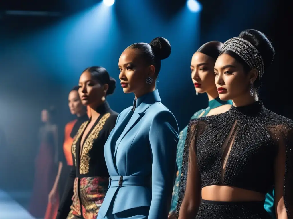 Desfile de moda inclusivo: diversidad y empoderamiento Desfile de moda inclusivo y diverso, modelos desfilando con empoderamiento y estilo