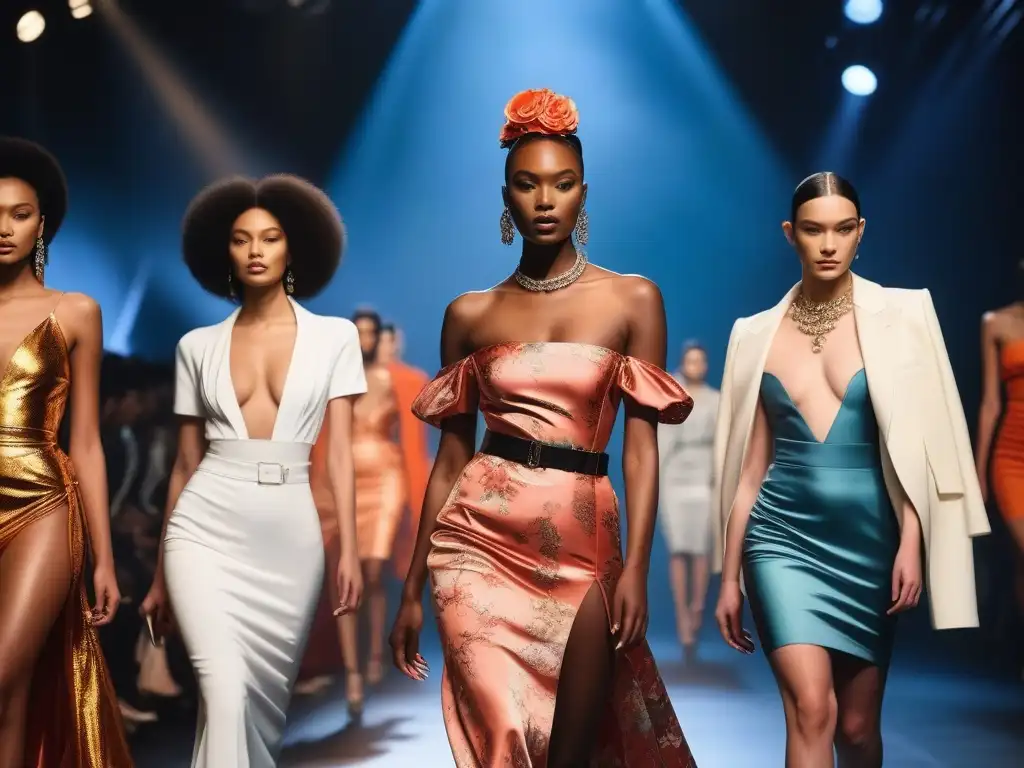 Desfile de moda inclusivo: diversidad y elegancia en 8k Desfile de moda inclusivo y diverso con la colección de Vivienne Westwood
