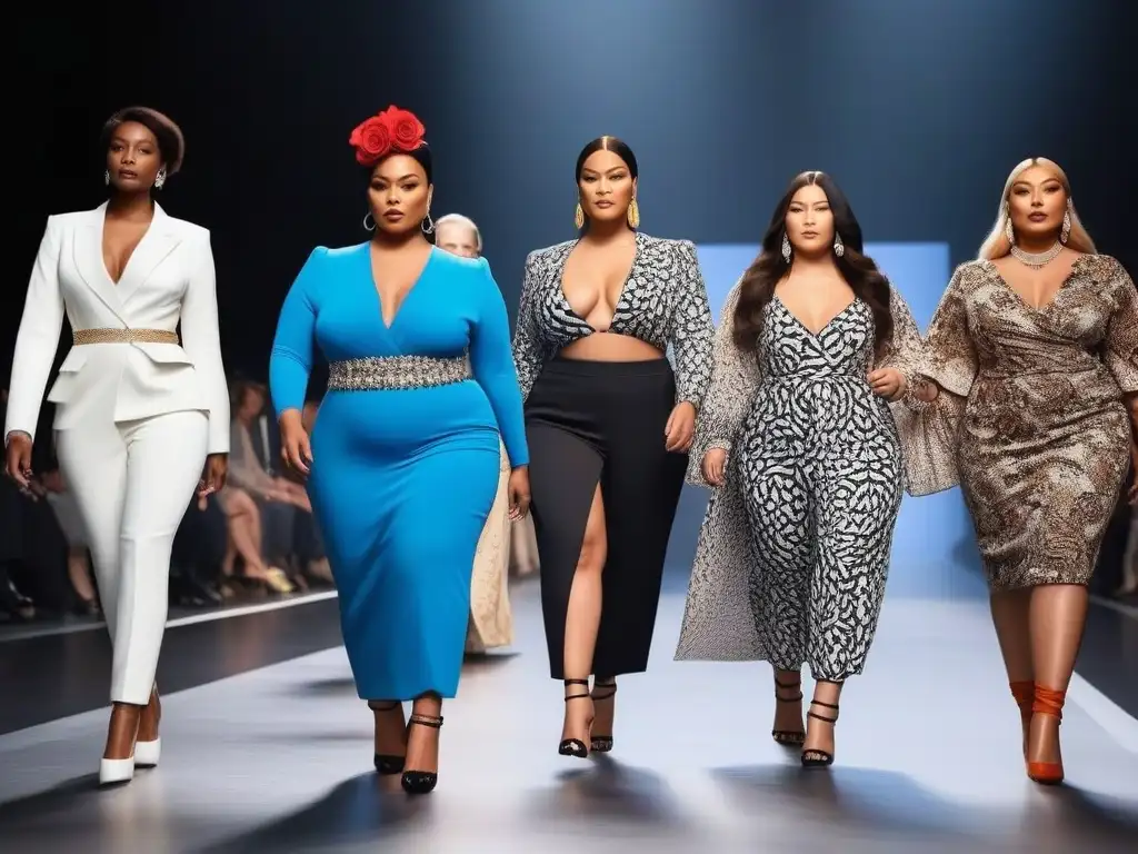 Desfile de moda inclusivo con diversidad y empoderamiento Desfile de moda inclusivo y diverso, celebrando la individualidad