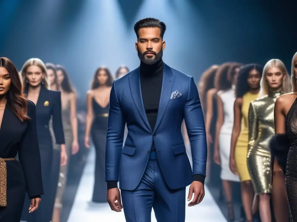 Diversidad y estilo: Pasarela inclusiva en 8k Un desfile de moda inclusivo con modelos de todas las edades, etnias y tallas, exhibiendo su estilo único y belleza