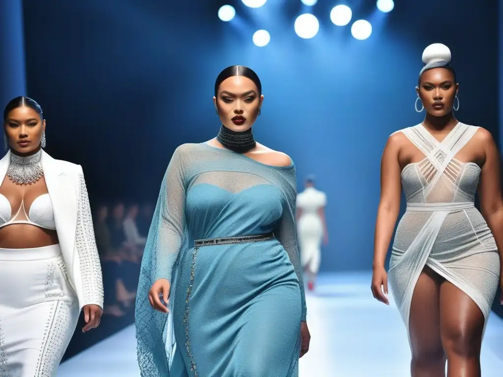 Desfile inclusivo: moda vanguardista con modelos diversos Desfile de moda inclusivo con modelos diversos y diseños impactantes de diseñadores inclusivos