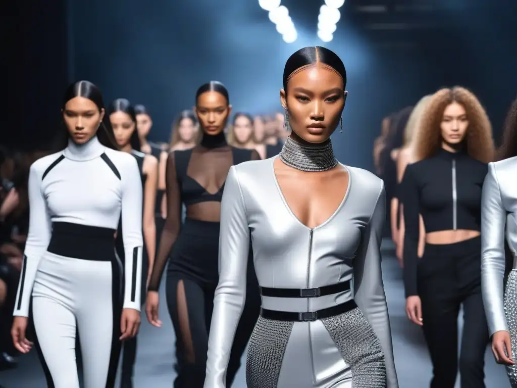Desfile de moda inclusivo y empoderado de Alexander Wang Desfile de moda inclusivo de Alexander Wang con modelos diversos luciendo su moderna colección