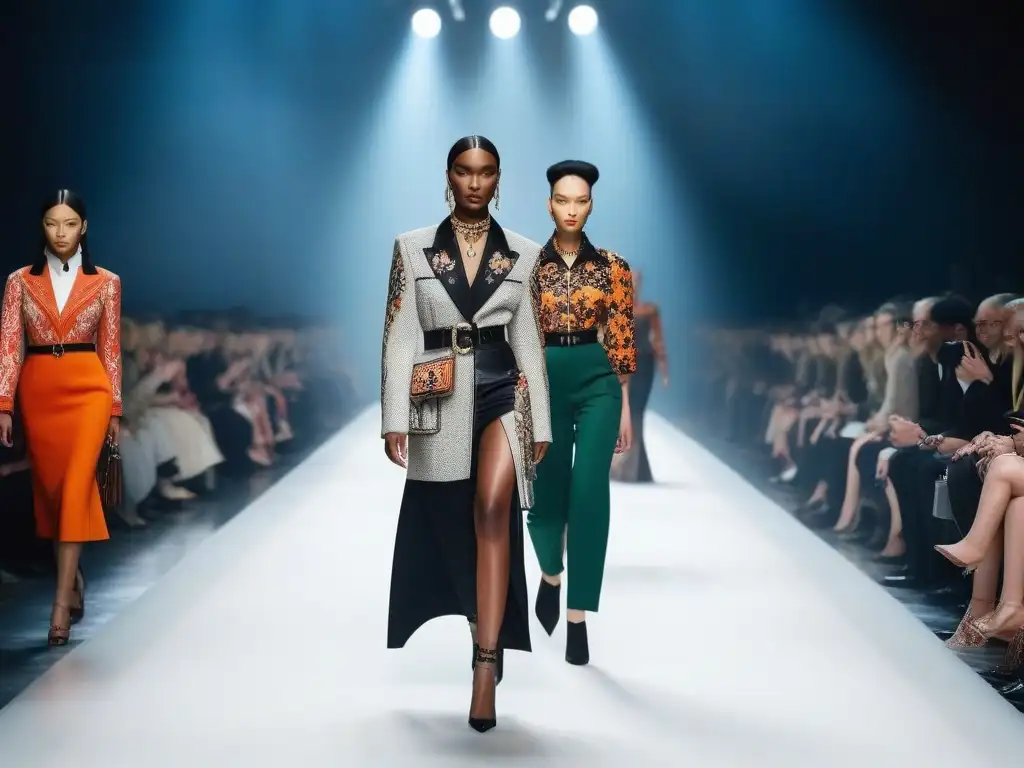 Desfile inclusivo de Prada: diversidad en la moda Desfile de moda inclusivo con modelos diversos de Prada