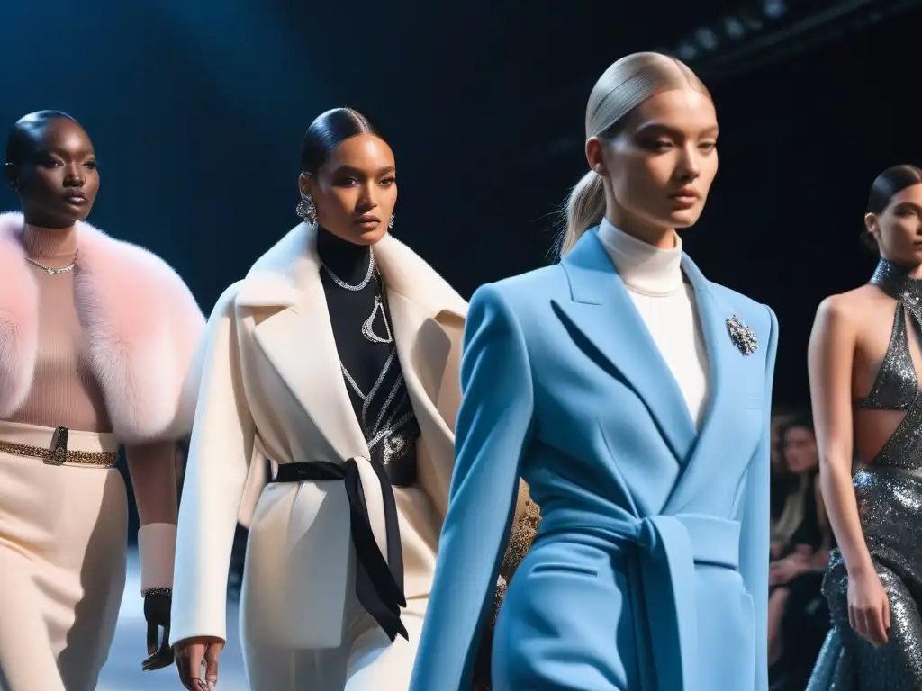 Desfile de moda inclusivo: Empoderamiento y diversidad en Lanvin Desfile de moda inclusivo con variedad de tallas, etnias y géneros