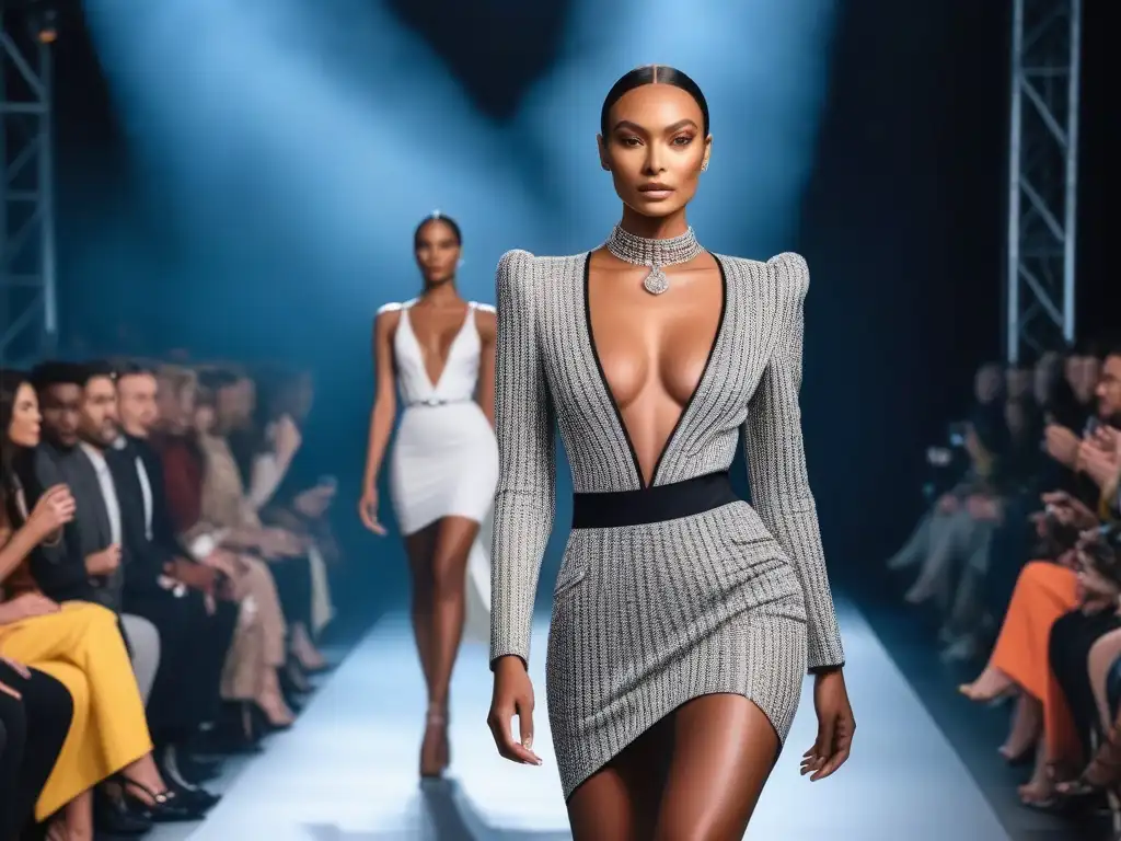 Desfile de moda 2023: Elegancia y estilo para personas altas Desfile de moda 2023: Modelos altos exhiben las mejores marcas en una pasarela elegante y moderna
