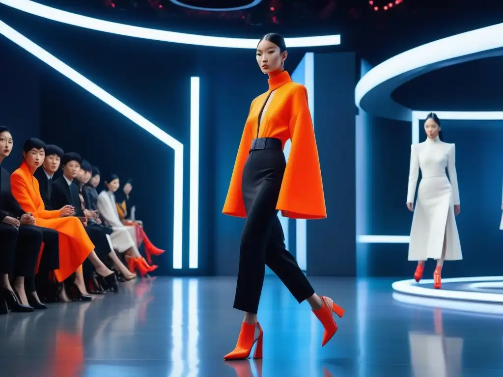 Desfile de moda en Seúl: Diversidad y vanguardia en la pasarela Un desfile de moda en Seúl muestra modelos altos con tendencias inclusivas y vanguardistas