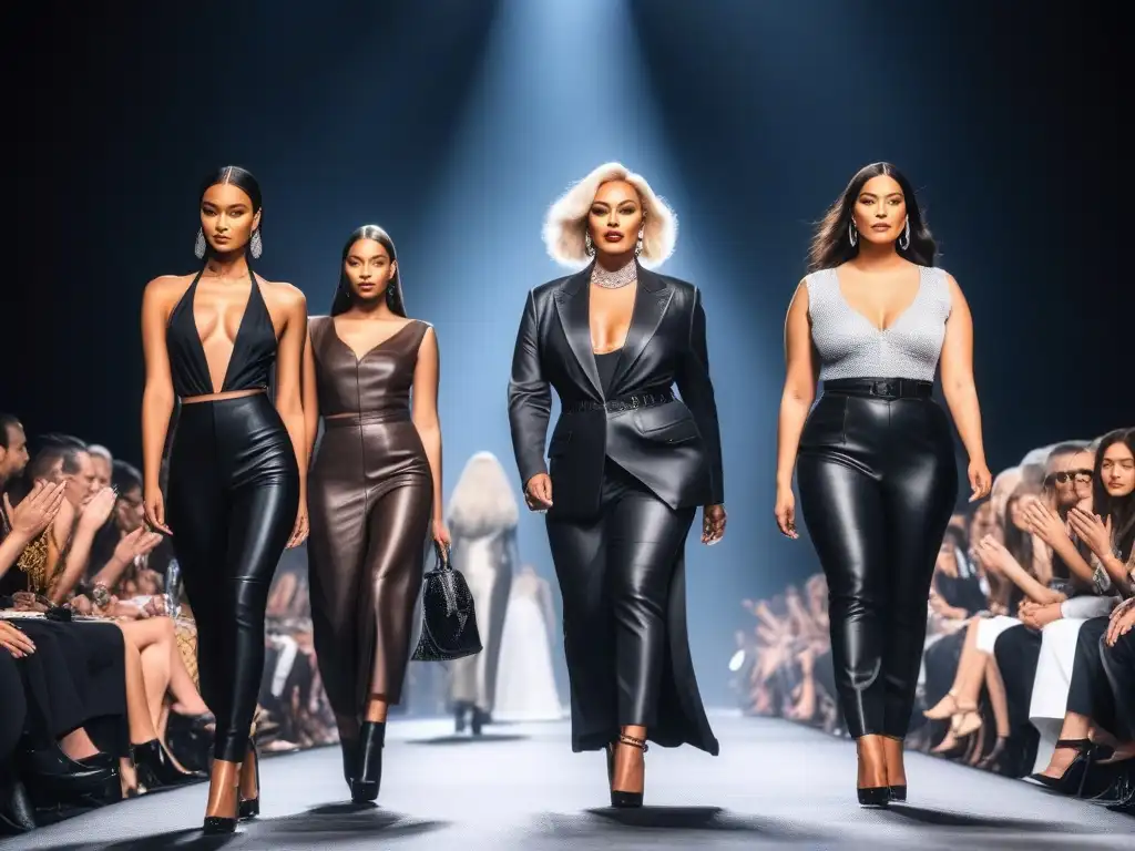 Desfile inclusivo: Celebrando la diversidad en la moda Desfile de moda con modelos de diversidad en la industria de la moda