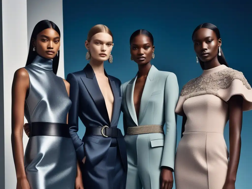 Desfile Lanvin: Moda inclusiva y empoderada Desfile de moda con modelos diversos de tallas y etnias, luciendo colección Lanvin
