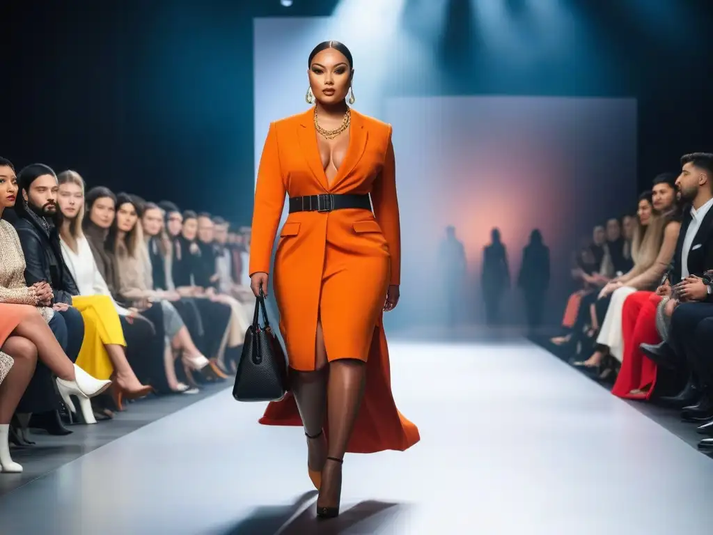 Desfile inclusivo de moda sostenible: diversidad en la pasarela Desfile de moda con modelos diversos de Marcas moda sostenible inclusiva